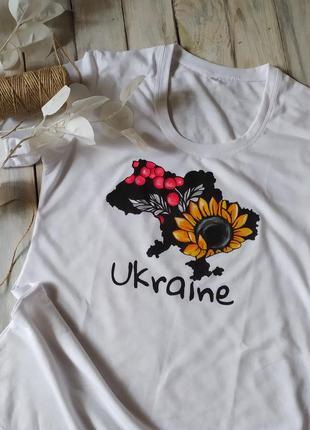 Патриотические футболки с ручной росписью акрилом 🌈