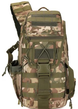 Рюкзак тактический однолямочный штурмовой protector plus x221 multicam