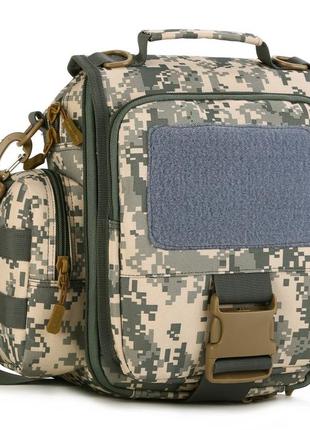 Сумка тактическая через плечо protector plus k307 acu