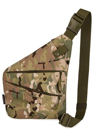 Сумка тактическая повседневная, для скрытого ношения protector plus edc k327 multicam