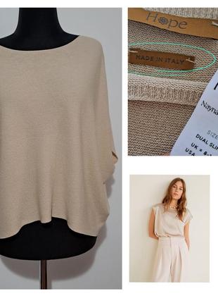 Итальянская натуральная трикотаж безшовный топ оверсайз вискоза супер качество