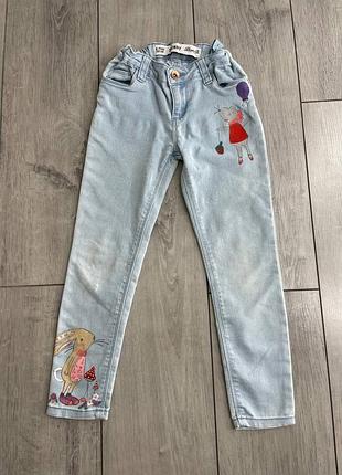 Світлі джинси скінні denim&co