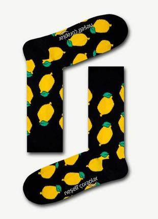 Шкарпетки neseli coraplar daily (лимони) різнокольорові
