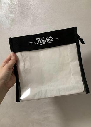 Большая прозрачная косметичка kiehls2 фото