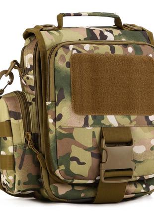 Сумка тактическая через плечо protector plus k307 multicam