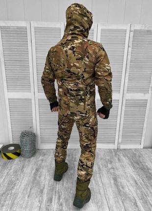 Тактичний костюм softshell, колір мультикам, тактичний армійський комплект одягу7 фото
