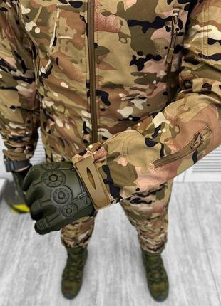 Тактичний костюм softshell, колір мультикам, тактичний армійський комплект одягу3 фото