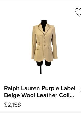 Идеальный винтажный шерстяной жакет ralph lauren m2 фото