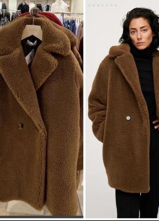 Шубка тедді mango