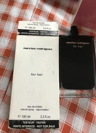 Тестер narciso rodriguez for her 100 мл4 фото