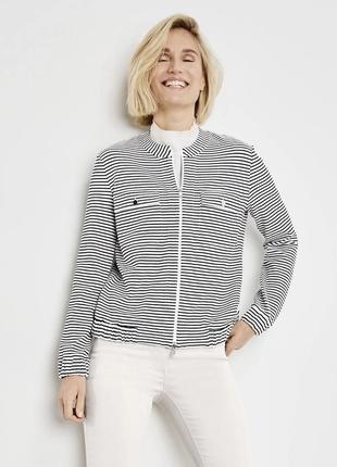 Стильный полосатый бомбер gerry weber ветровка
