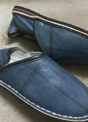 Тапочки домашние кожа муж.42 р.m&s collection германия