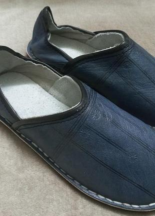 Тапочки домашние кожа муж.42 р.m&s collection германия