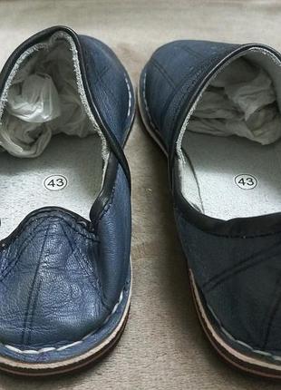 Тапочки домашние кожа муж.42 р.m&s collection германия