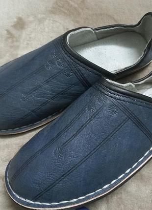 Тапочки домашние кожа муж.42 р.m&s collection германия