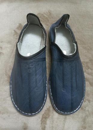 Тапочки домашние кожа муж.42 р.m&s collection германия