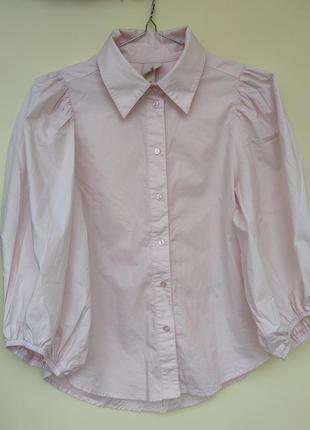 Базова рожева сорочка/блуза h&m4 фото