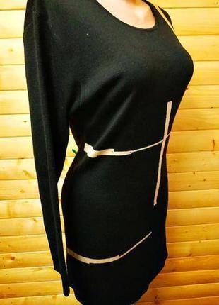 Элегантное комфортное шерстяное (50%) платье бренда fiore, бур-во италия.2 фото