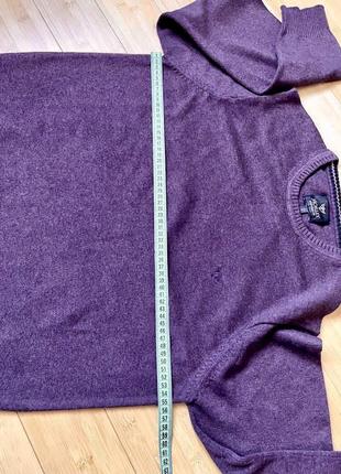 Теплый,натуральный,фиолетовый свитер4 фото