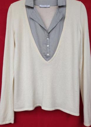 Кашемировый лонгслив италия оригинал lamberto losani