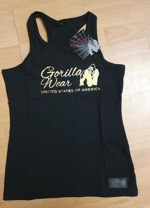 Майка florence tank (black/gold) gorilla wear