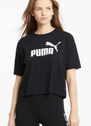 Укороченная футболка, топ новые коллекции оригинал puma