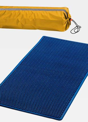 Ляпко килимок великий плюс 6,2 ag (синій) з чохлом для килимка (жовтий)