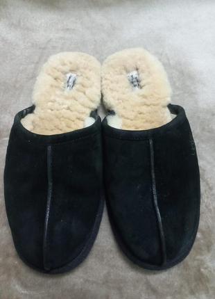 Тапочки домашние замш овчина муж 42р.ugg австрии4 фото