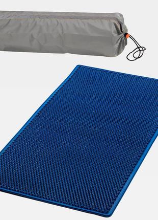 Ляпко килимок великий плюс 6,2 ag (синій) з чохлом для килимка (сірий)