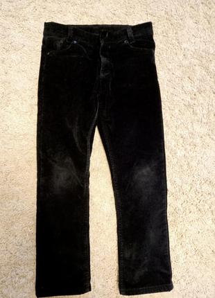 Вельветові штани на флісі