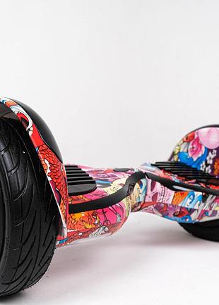 Гироборд smart balance wheel pro premium 10.5 граффити рыбки
