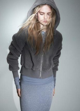 Кофта плюшевая тедди пушистная флисовая h&m hm 1175355005 оригинал ✅ xs s m l xl xxl