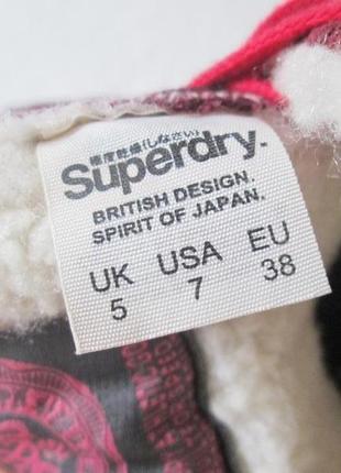 Замшевые теплые кроссовки кеды сникеры эврозима superdry оригинал 💜❄️💜9 фото