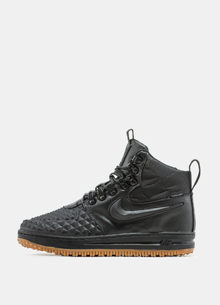 Чоловічі зимові кросівки nike lunar force 1 duckboot black gum.