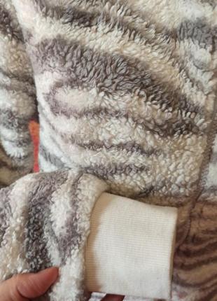Пузнаста кенгурумі ромпер суцільна піжама дуже тепла піжама фліс штучна вовна2 фото