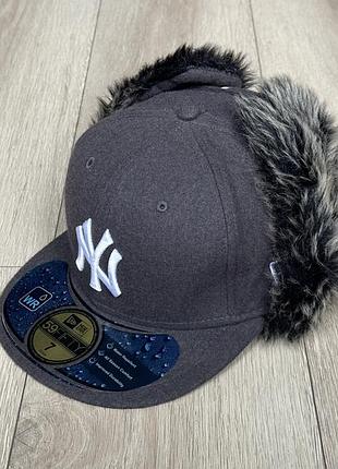Кепка ушанка new era yankees2 фото