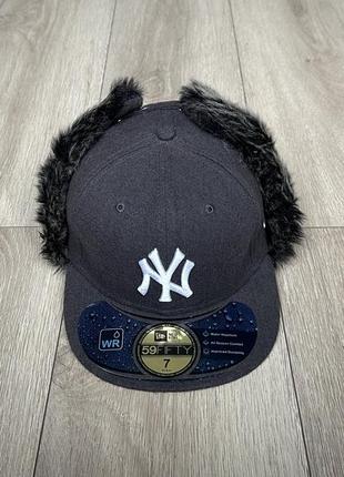 Кепка ушанка new era yankees3 фото