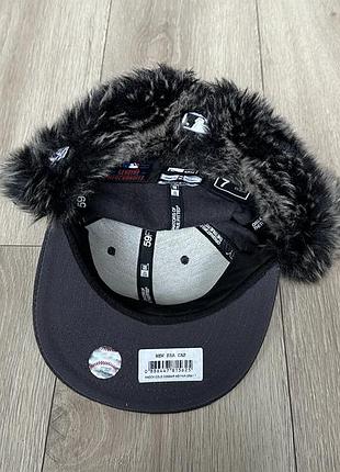 Кепка ушанка new era yankees6 фото