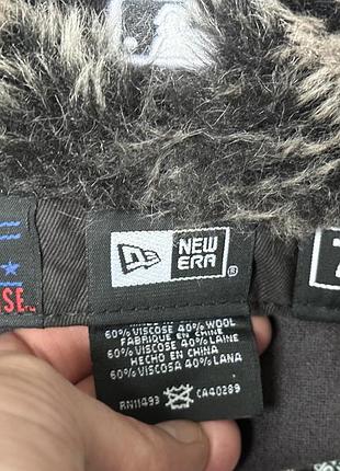 Кепка ушанка new era yankees8 фото