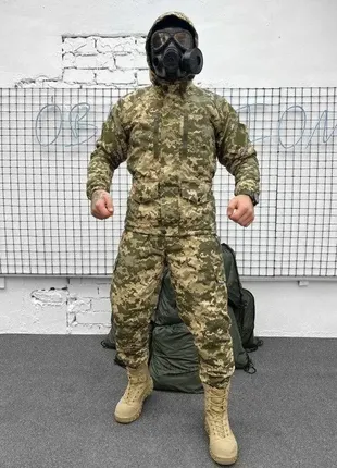 Тактичний зимовий костюм гірка піксель oblivion, армійський водовідштовхуючий зимовий костюм гірка2 фото
