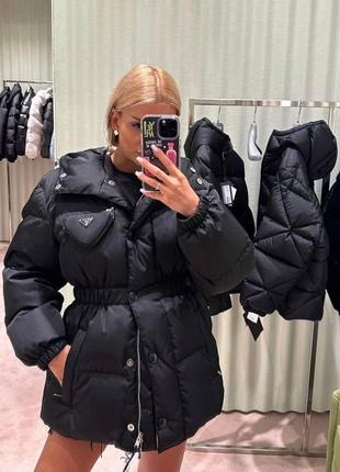 Натуральний пуховик prada