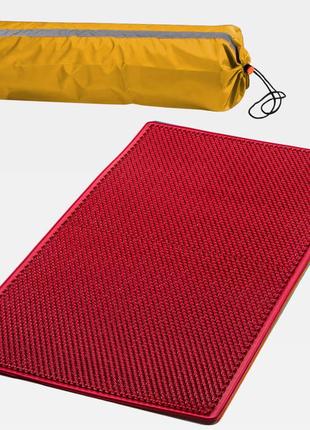 Ляпко килимок великий плюс 6,2 ag (червоний) з чохлом для килимка (жовтий)