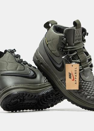 Мужские зимние кроссовки nike lunar force 1 duckboot khaki.3 фото