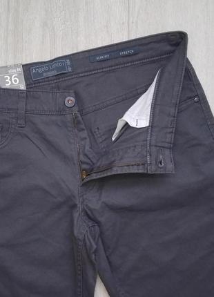 Мужские темно-серые штаны чиносы р. 36/32 slim2 фото