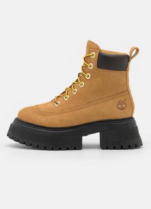 Timberland нубук ботинки со шнуровкой на тракторной подошве