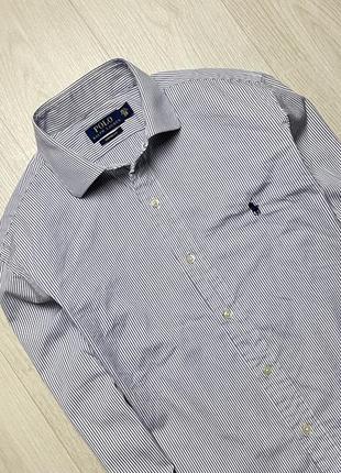 Мужская премиальная рубашка polo ralph lauren, размер m2 фото