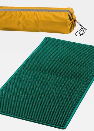 Ляпко килимок великий плюс 6,2 ag (зелений) з чохлом для килимка (жовтий)