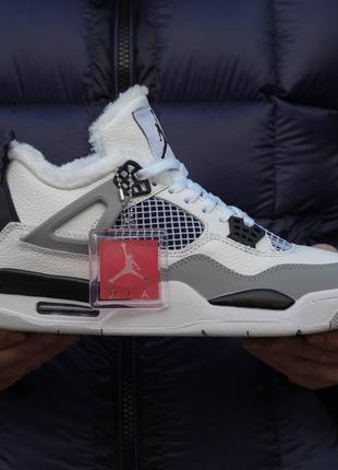 Air jordan retro 4 fur2 фото