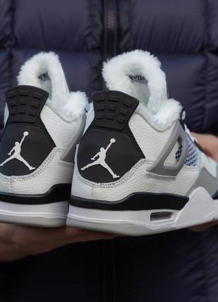 Air jordan retro 4 fur3 фото