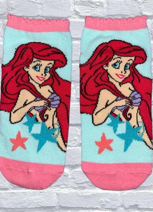 Шкарпетки яскраві для дівчинки русалочка 31-34 розмір